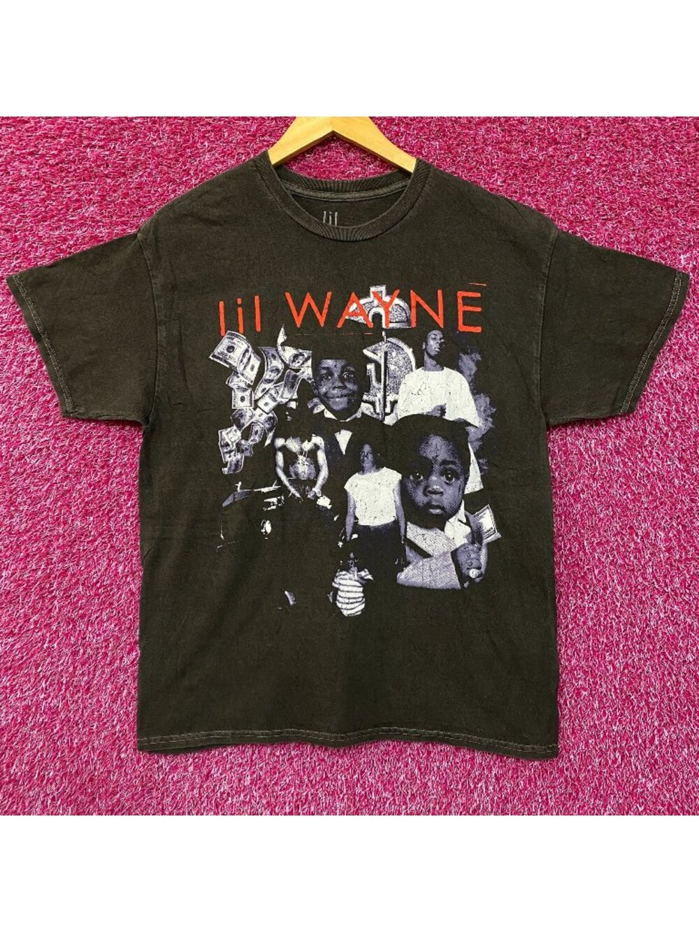 Lil Wayne The Carter Album Covers Graphic Design T-shirt Medium
